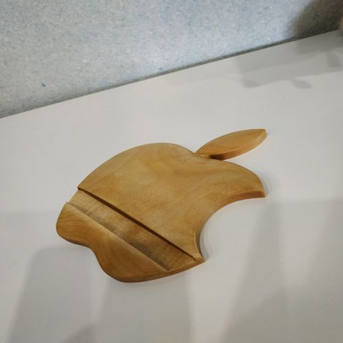 طرح لوگوی اپل وکتور هنری - apple logo vector art - برای دستگاه CNC چوب و لیزر (سی ان سی)