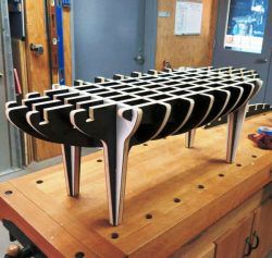 طرح میز مونتاژ کدو برای برش لیزر cnc - assembly table gourd for laser cut cnc - برای دستگاه CNC چوب و لیزر (سی ان سی)