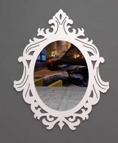 طرح آینه 0003 آینه هنری آینه - ayna 0003 mirror art - برای دستگاه CNC چوب و لیزر (سی ان سی)