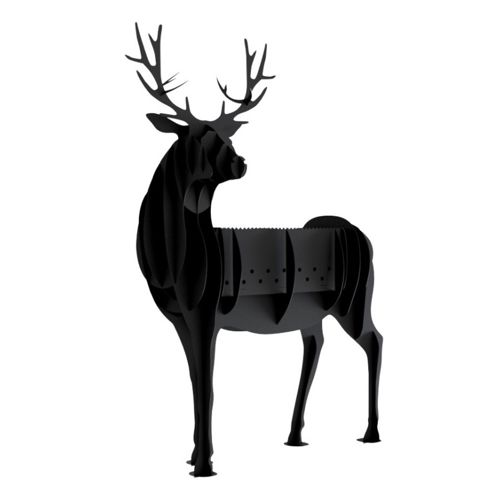 طرح کباب باربیکیو گوزن - barbecue bbq deer - برای دستگاه CNC چوب و لیزر (سی ان سی)
