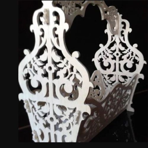 طرح basket-with-handle-flower-box-for-laser-cut-ve