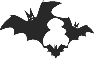 طرح خفاش هالووین - bat halloween - برای دستگاه CNC چوب و لیزر (سی ان سی)