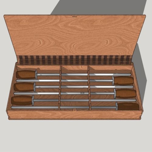 طرح سیخ کباب جعبه چوبی نگهداری جعبه لیزر - bbq skewers case wood storage box laser cut - برای دستگاه CNC چوب و لیزر (سی ان سی)