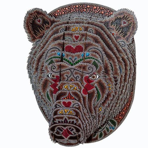 طرح خرس سه بعدی پازل - bear 3d puzzle - برای دستگاه CNC چوب و لیزر (سی ان سی)