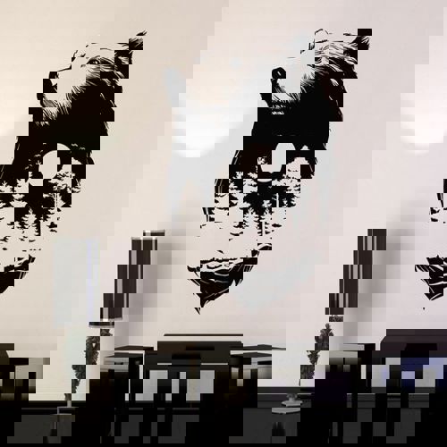 طرح دیوار هنری خرس دیواری دکوراسیون برای برش لیزر - bear wall art wall decor for laser cutting ve - برای دستگاه CNC چوب و لیزر (سی ان سی)