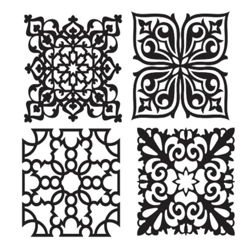 طرح الگوی تزئینی زیبا برای برش لیزر cnc - beautiful decorative pattern for laser cut cnc - برای دستگاه CNC چوب و لیزر (سی ان سی)