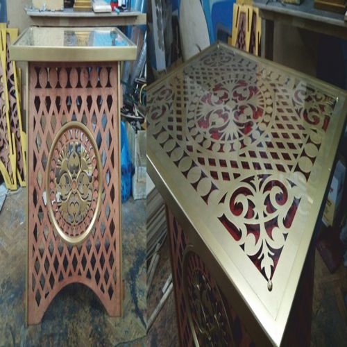 طرح میز کار باز زیبا پوشش - beautiful open work table - برای دستگاه CNC چوب و لیزر (سی ان سی)