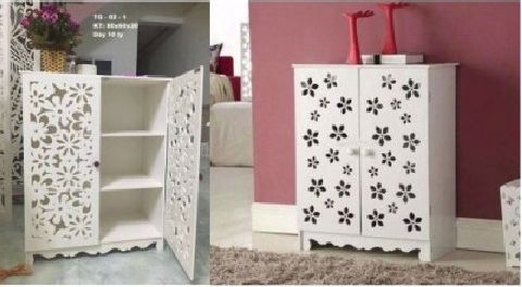 طرح قفسه‌های چوبی زیبای المیرا - beautiful wooden almirah shelves - برای دستگاه CNC چوب و لیزر (سی ان سی)