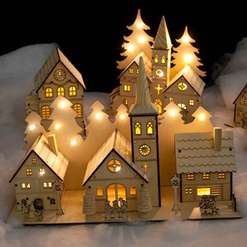 طرح خانه چوبی درختی زیبا لیزر - beautiful wooden house tree laser cut - برای دستگاه CNC چوب و لیزر (سی ان سی)