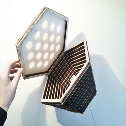 طرح لامپ‌های کندویی برای برش لیزری - beehive lamps for laser cut ve - برای دستگاه CNC چوب و لیزر (سی ان سی)