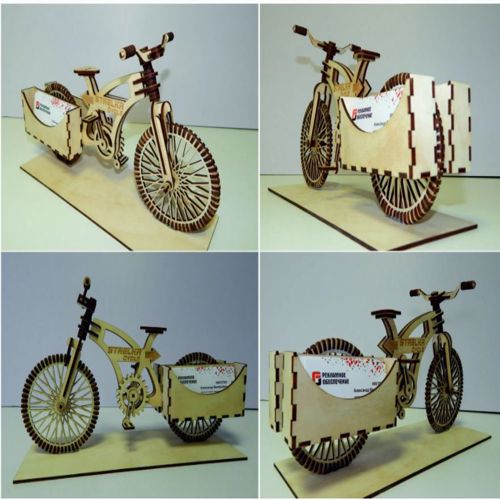 طرح bicycle-business-card-holder-ve