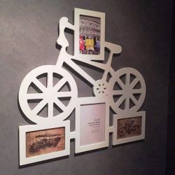طرح قاب عکس دوچرخه برای برش لیزر cnc - bicycle photo frame for laser cut cnc - برای دستگاه CNC چوب و لیزر (سی ان سی)