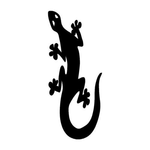طرح مارمولک بزرگ شبح - big lizard silhouette - برای دستگاه CNC چوب و لیزر (سی ان سی)