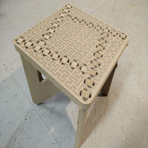 طرح‌های روتر cnc باینری درخت پایه برای برش لیزر - binary tree foot stool cnc router plans for laser cut ve - برای دستگاه CNC چوب و لیزر (سی ان سی)