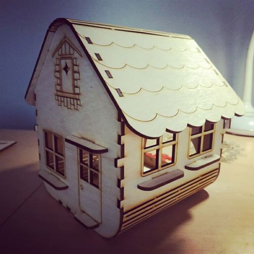 طرح قفس پرنده تزئینی خانه پرنده برش لیزری - bird cage decorative bird house laser cut ve - برای دستگاه CNC چوب و لیزر (سی ان سی)