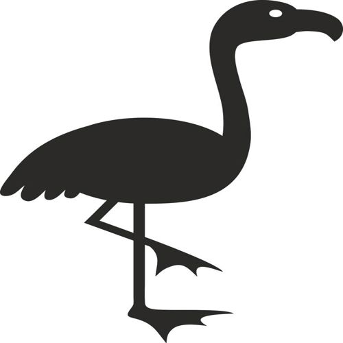 طرح پرنده سیلوئت وکتور - bird silhouette vector - برای دستگاه CNC چوب و لیزر (سی ان سی)