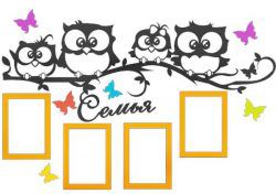 طرح قاب عکس پرندگان روی شاخه درخت لیزری - birds on tree branch photo frames for laser cut - برای دستگاه CNC چوب و لیزر (سی ان سی)