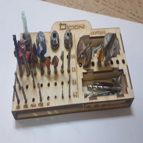 طرح نقاشی قاب بیت برای برش لیزری - bits case drawing for laser cutting - برای دستگاه CNC چوب و لیزر (سی ان سی)