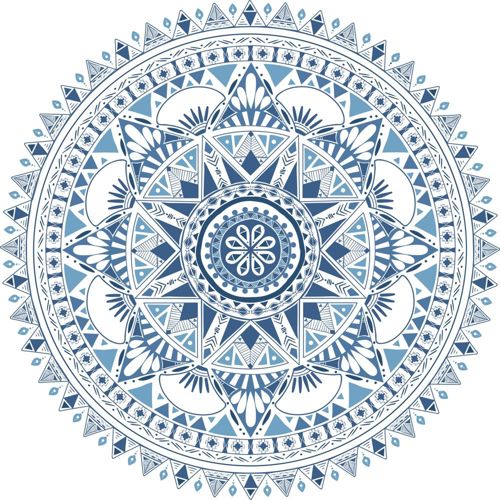 طرح الگوی بوهمی سبک گرافیکی تزئینی - boho pattern style graphic ornament ve - برای دستگاه CNC چوب و لیزر (سی ان سی)