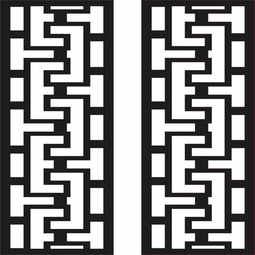 طرح الگوی زیبا تزئینی حاشیه برای برش لیزری - border decorative beautiful pattern for laser cut ve - برای دستگاه CNC چوب و لیزر (سی ان سی)