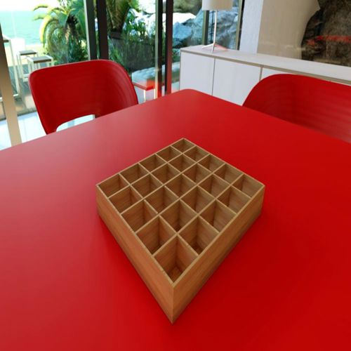 طرح جعبه برای اشیاء کوچک تخته چندلا میلی متر برای برش لیزر - box for small items plywood 4mm for laser cutting ve - برای دستگاه CNC چوب و لیزر (سی ان سی)