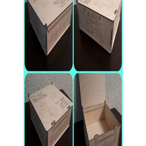 طرح جعبه برش و حکاکی لیزری - box laser cut and engraving ve - برای دستگاه CNC چوب و لیزر (سی ان سی)