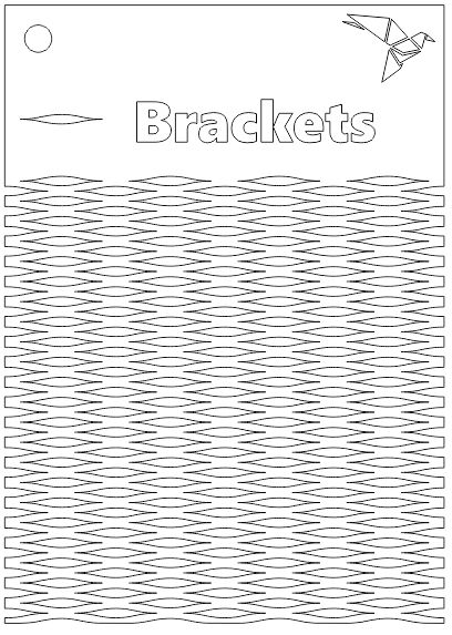 طرح براکت الگوی زندگی لولا قالب برای برش لیزری - brackets pattern living hinge template for laser cutting - برای دستگاه CNC چوب و لیزر (سی ان سی)