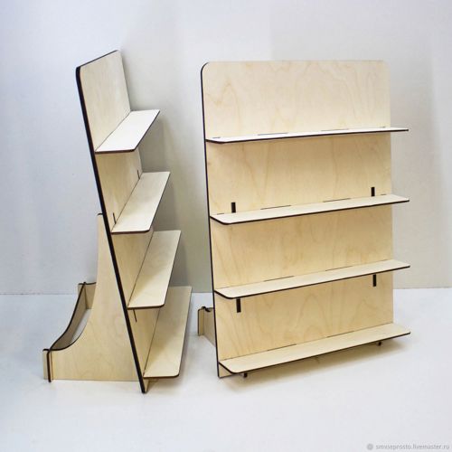 طرح بروشور نمایش پایه برای برش لیزری - brochure display stand for laser cutting ve - برای دستگاه CNC چوب و لیزر (سی ان سی)