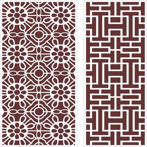 طرح دیواره کلم و کاشی شکل برای برش لیزری - bulkhead design cabbage and tiles shaped for laser cutting - برای دستگاه CNC چوب و لیزر (سی ان سی)