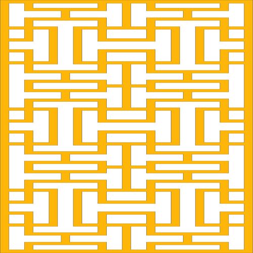 طرح کاشی دیواره ای به شکل برای برش لیزری - bulkhead design tiles shaped for laser cut ve - برای دستگاه CNC چوب و لیزر (سی ان سی)