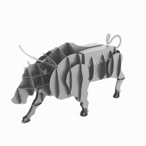 طرح کباب‌پز پلاسما برش نخورده گیاهی - bull bbq grill plasma cut ve - برای دستگاه CNC چوب و لیزر (سی ان سی)