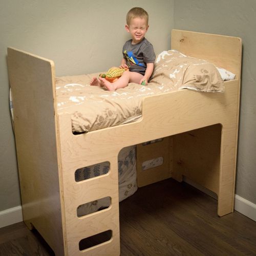 طرح تخت دوطبقه برای بچه‌ها برش لیزر cnc طرح - bunk bed for kids laser cut cnc plan ve - برای دستگاه CNC چوب و لیزر (سی ان سی)