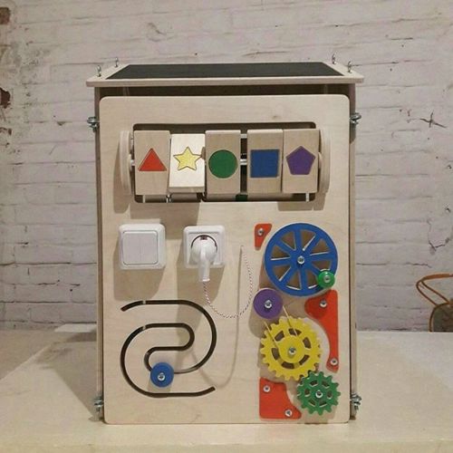 طرح اسباب‌بازی آموزشی تخته بازی برای برش لیزری هزینه - busy board learning toy for laser cutting ve - برای دستگاه CNC چوب و لیزر (سی ان سی)