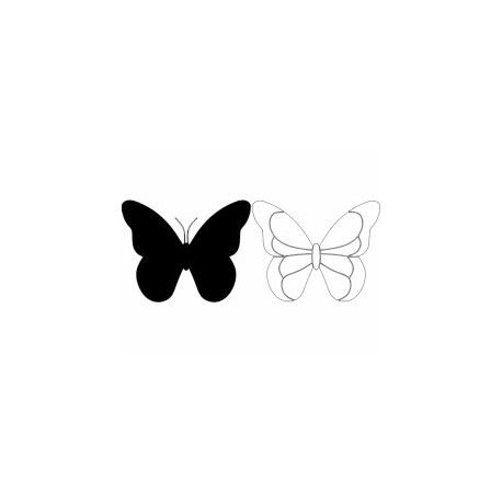 طرح پروانه تزئین تزئین - butterfly 28 ornament decor - برای دستگاه CNC چوب و لیزر (سی ان سی)