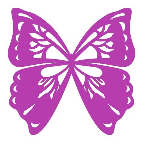 طرح پروانه برای برش لیزری - butterfly for laser cut - برای دستگاه CNC چوب و لیزر (سی ان سی)