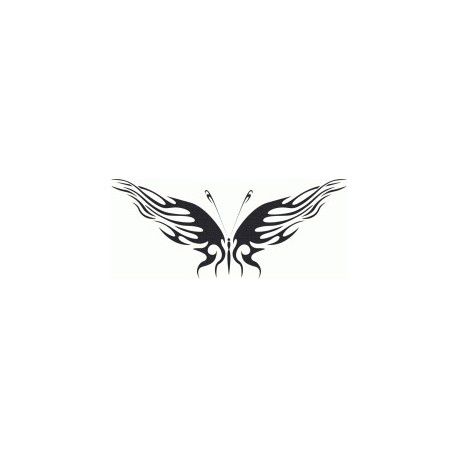 طرح خالکوبی پروانه‌ای خالکوبی - butterfly tattoo - برای دستگاه CNC چوب و لیزر (سی ان سی)