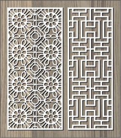 طرح دیوار و کاشی به شکل کلم برای برش لیزر cnc - cabbage shaped bulkhead and tiles for laser cut cnc ve - برای دستگاه CNC چوب و لیزر (سی ان سی)