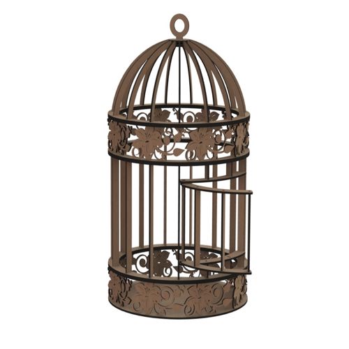 طرح قالب قفس برای برش لیزری - cage template for laser cut ve - برای دستگاه CNC چوب و لیزر (سی ان سی)
