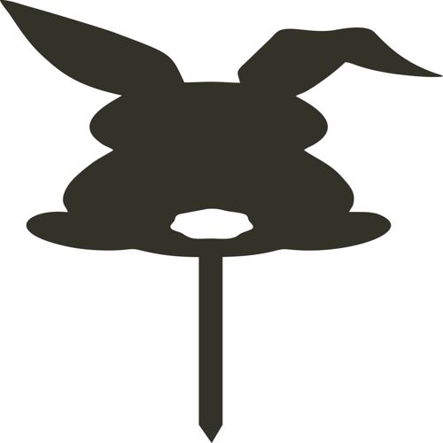 طرح تزیین کیک با خرگوش تزئین - cake decoration bunny topper - برای دستگاه CNC چوب و لیزر (سی ان سی)