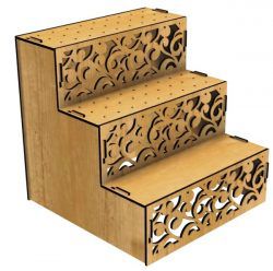 طرح قفسه نمایش کیک برای برش لیزری پلاسما - cake display shelf for laser cut plasma ve - برای دستگاه CNC چوب و لیزر (سی ان سی)