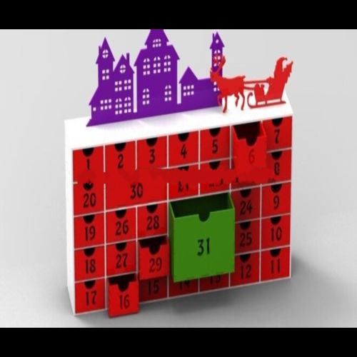 طرح تقویم برای برش لیزری - calendar for laser cut ve - برای دستگاه CNC چوب و لیزر (سی ان سی)