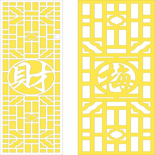 طرح خوشنویسی هنری روی پارتیشن برای برش لیزر - calligraphy art on the partition for laser cut ve - برای دستگاه CNC چوب و لیزر (سی ان سی)