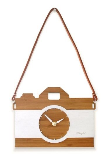 طرح ساعت دیواری به شکل دوربین - camera shaped wall clock ve - برای دستگاه CNC چوب و لیزر (سی ان سی)