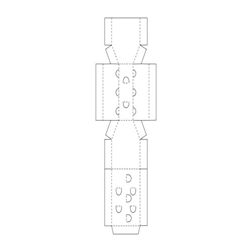 طرح جعبه مقوا طراحی - cardboard box design - برای دستگاه CNC چوب و لیزر (سی ان سی)