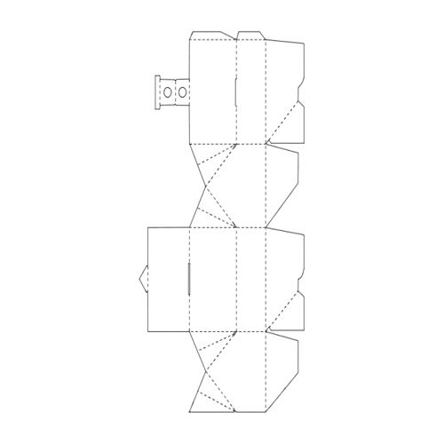 طرح جعبه‌های مقوایی وکتور قالب - cardboard boxes vector template - برای دستگاه CNC چوب و لیزر (سی ان سی)