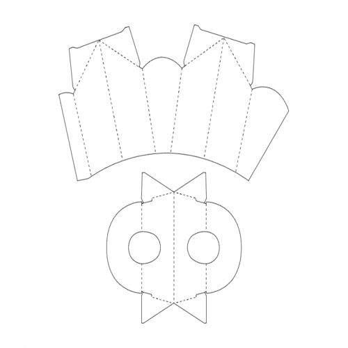 طرح قالب جعبه مقوا - cardboard box template - برای دستگاه CNC چوب و لیزر (سی ان سی)