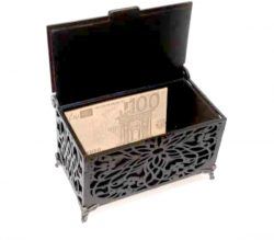 طرح قالب جعبه چوبی حک شده برای برش لیزری cnc - carved wooden box template for laser cut cnc - برای دستگاه CNC چوب و لیزر (سی ان سی)