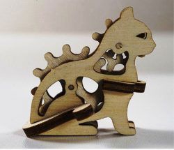طرح مدل مونتاژ گربه - cat assembly model ve - برای دستگاه CNC چوب و لیزر (سی ان سی)