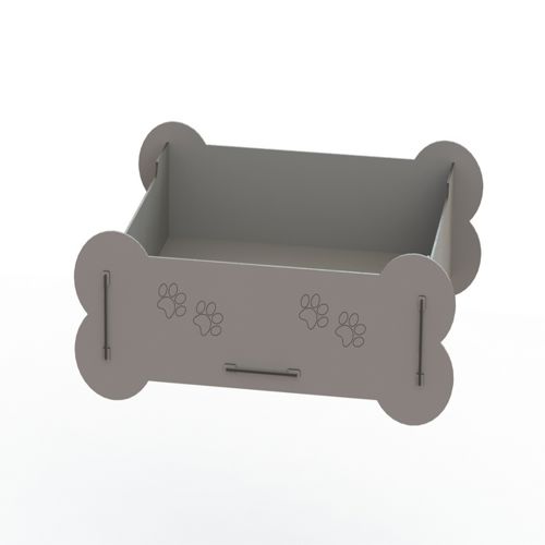 طرح قالب تخت گربه برای برش لیزری - cat bed template for laser cut ve - برای دستگاه CNC چوب و لیزر (سی ان سی)