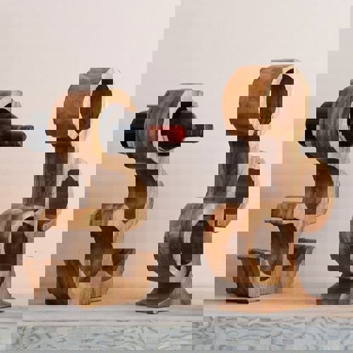 طرح گربه خلاق چوبی قفسه نوشابه برش لیزری - cat creative wood wine rack laser cut ve - برای دستگاه CNC چوب و لیزر (سی ان سی)